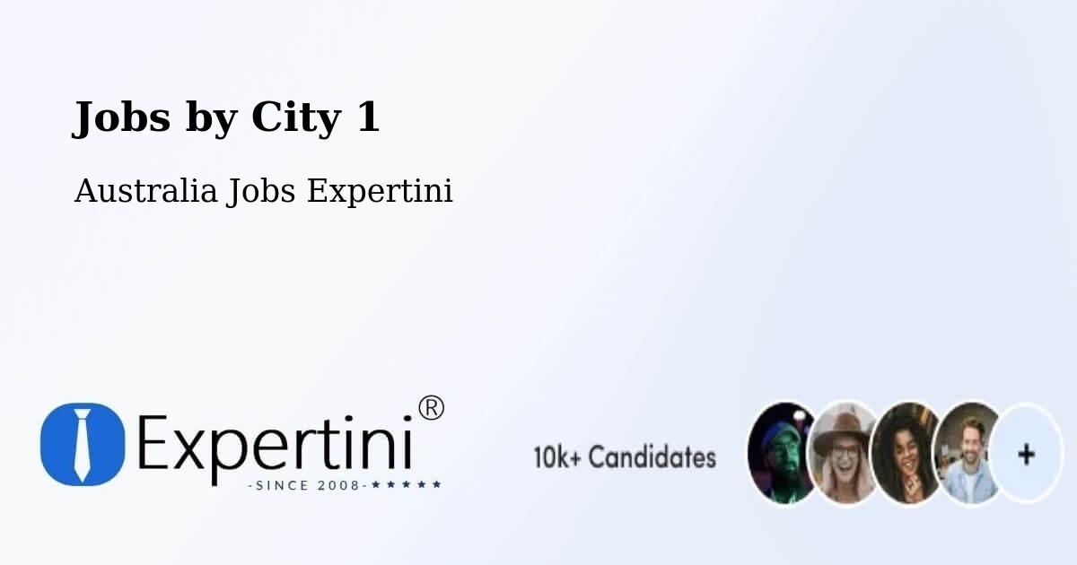 City Jobs in Australia - Expertini